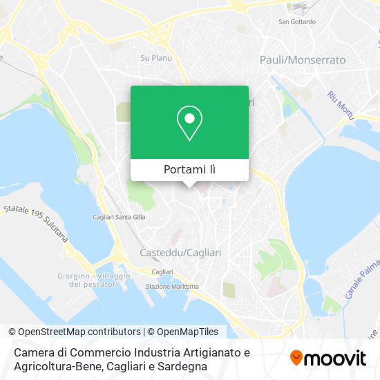 Mappa Camera di Commercio Industria Artigianato e Agricoltura-Bene