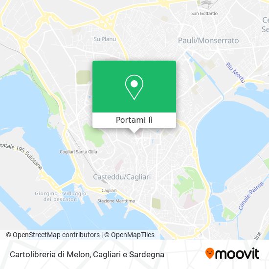 Mappa Cartolibreria di Melon