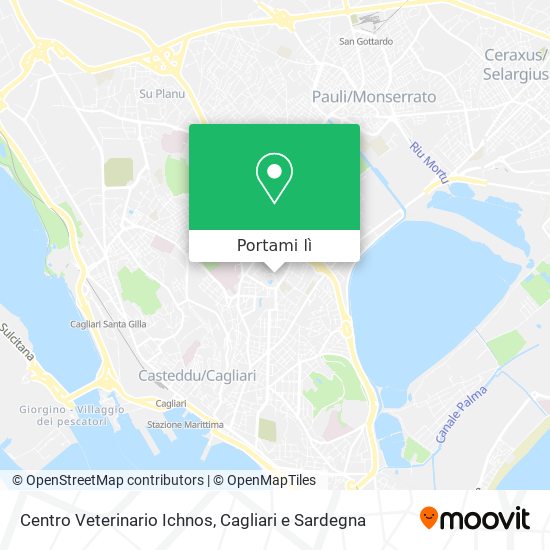 Mappa Centro Veterinario Ichnos