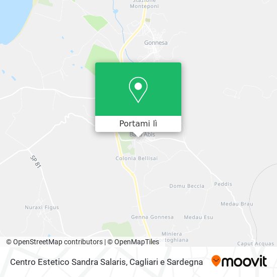 Mappa Centro Estetico Sandra Salaris