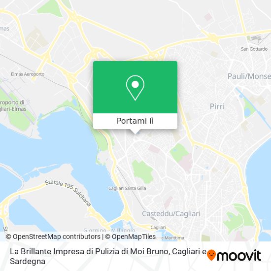 Mappa La Brillante Impresa di Pulizia di Moi Bruno