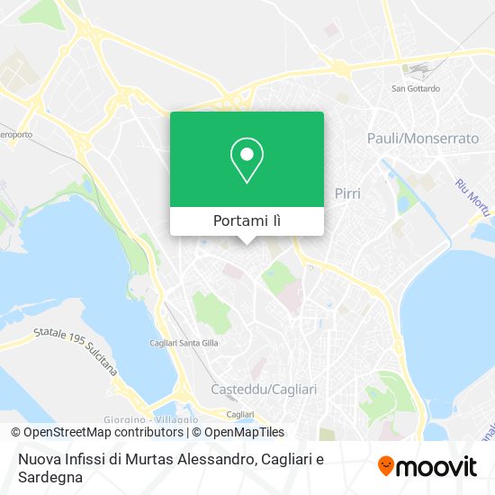 Mappa Nuova Infissi di Murtas Alessandro
