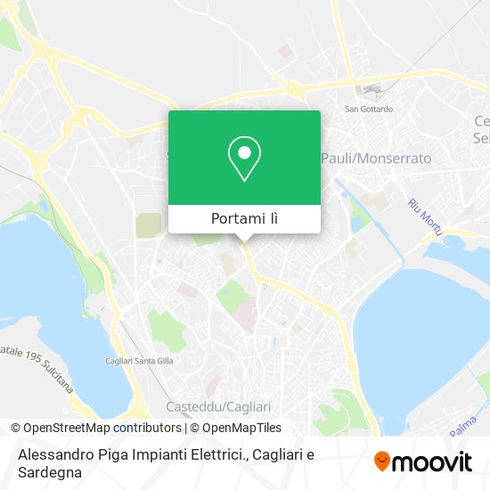 Mappa Alessandro Piga Impianti Elettrici.