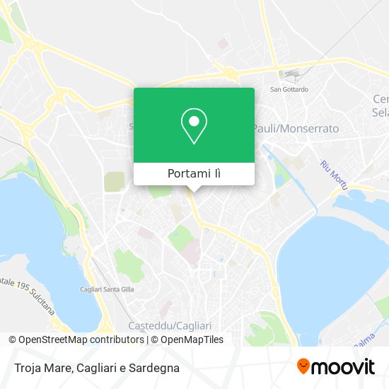Mappa Troja Mare