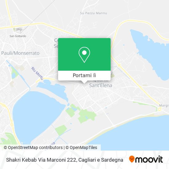Mappa Shakri Kebab Via Marconi 222
