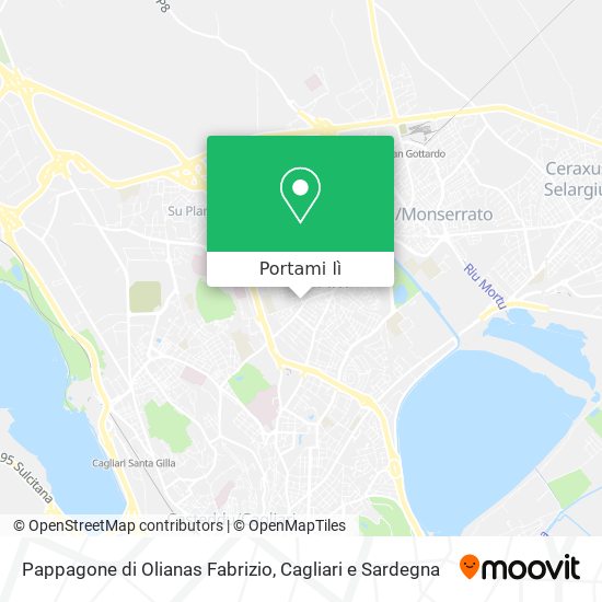 Mappa Pappagone di Olianas Fabrizio
