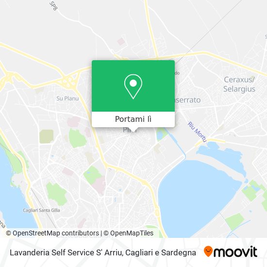 Mappa Lavanderia Self Service S' Arriu