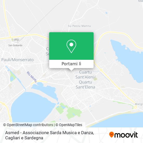 Mappa Asmed - Associazione Sarda Musica e Danza