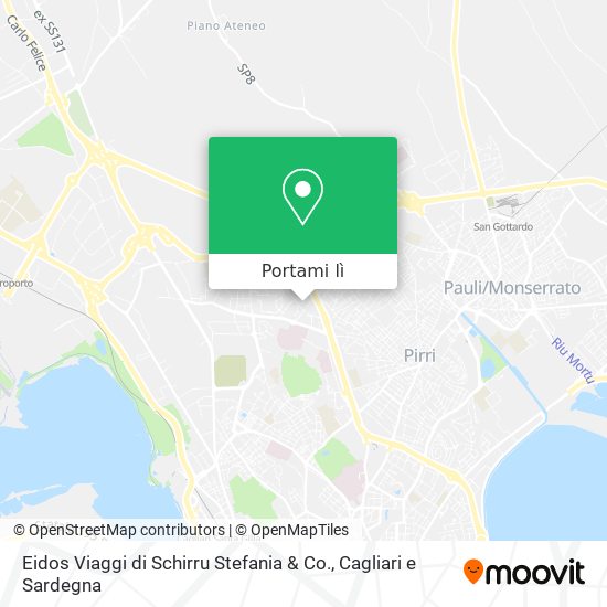 Mappa Eidos Viaggi di Schirru Stefania & Co.