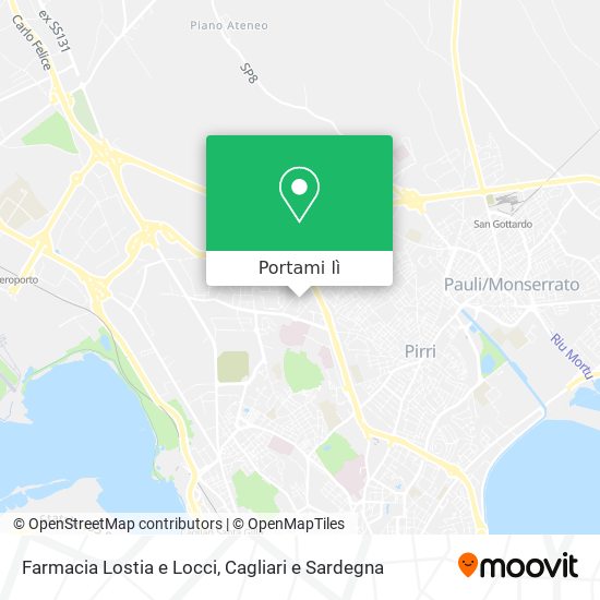 Mappa Farmacia Lostia e Locci