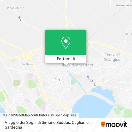 Mappa Viaggio dei Sogni di Simone Zuddas