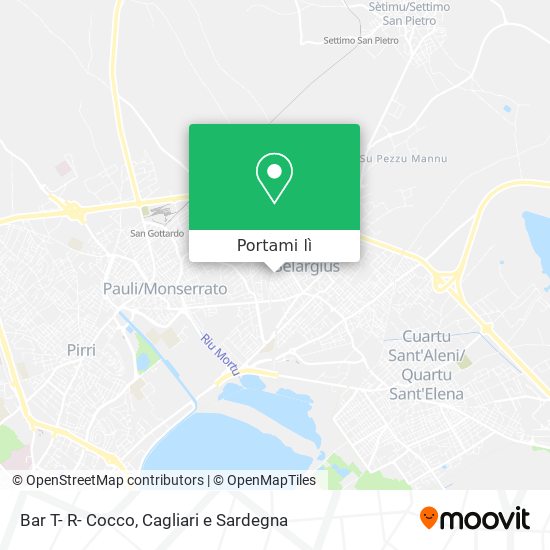 Mappa Bar T- R- Cocco