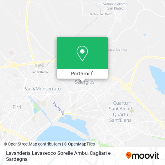 Mappa Lavanderia Lavasecco Sorelle Ambu