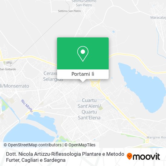 Mappa Dott. Nicola Artizzu-Riflessologia Plantare e Metodo Furter