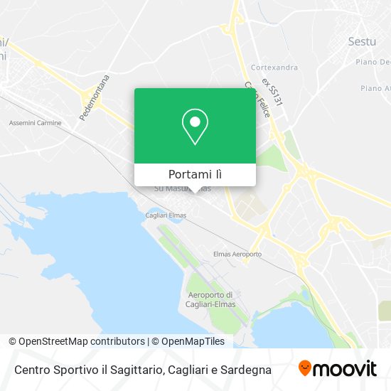 Mappa Centro Sportivo il Sagittario