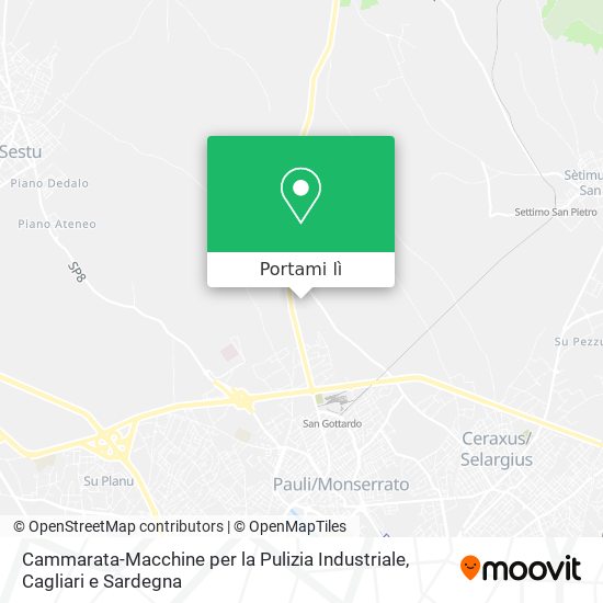 Mappa Cammarata-Macchine per la Pulizia Industriale