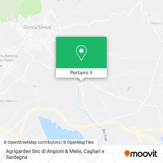 Mappa Agrigarden Snc di Angioni & Melis