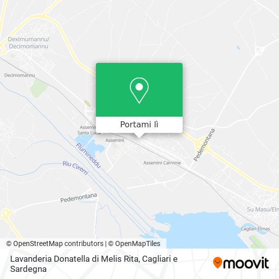 Mappa Lavanderia Donatella di Melis Rita