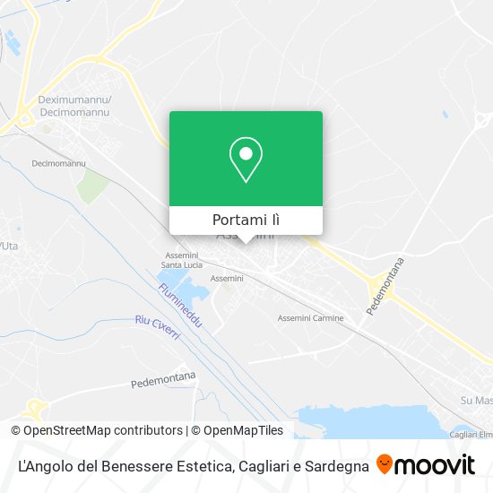 Mappa L'Angolo del Benessere Estetica