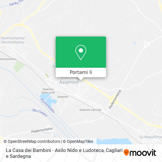 Mappa La Casa dei Bambini - Asilo Nido e Ludoteca