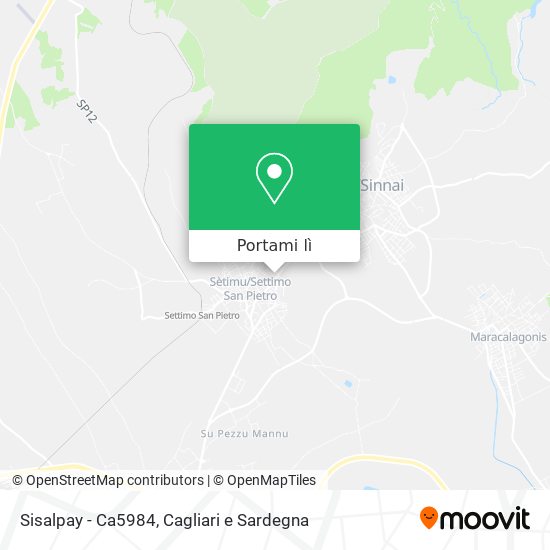 Mappa Sisalpay - Ca5984