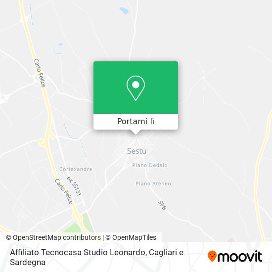 Mappa Affiliato Tecnocasa Studio Leonardo
