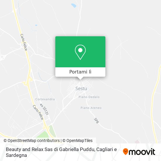 Mappa Beauty and Relax Sas di Gabriella Puddu