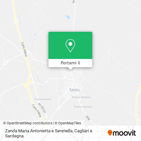 Mappa Zanda Maria Antonietta e Serenella