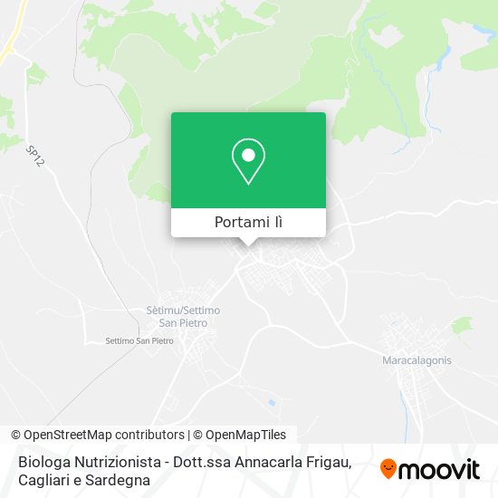 Mappa Biologa Nutrizionista - Dott.ssa Annacarla Frigau