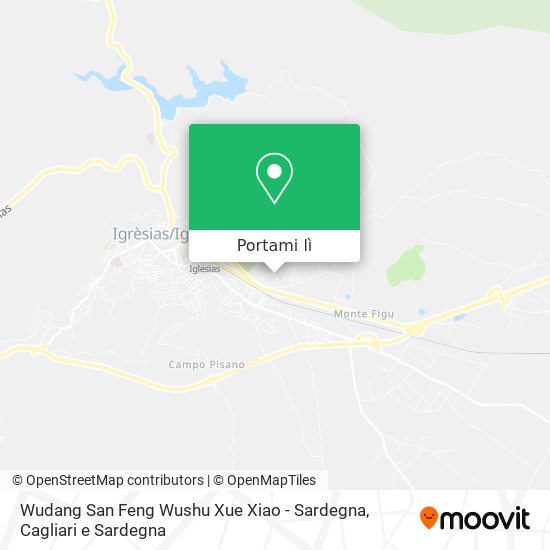 Mappa Wudang San Feng Wushu Xue Xiao - Sardegna