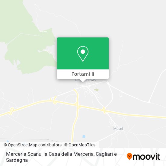 Mappa Merceria Scanu, la Casa della Merceria