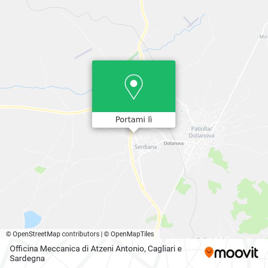 Mappa Officina Meccanica di Atzeni Antonio