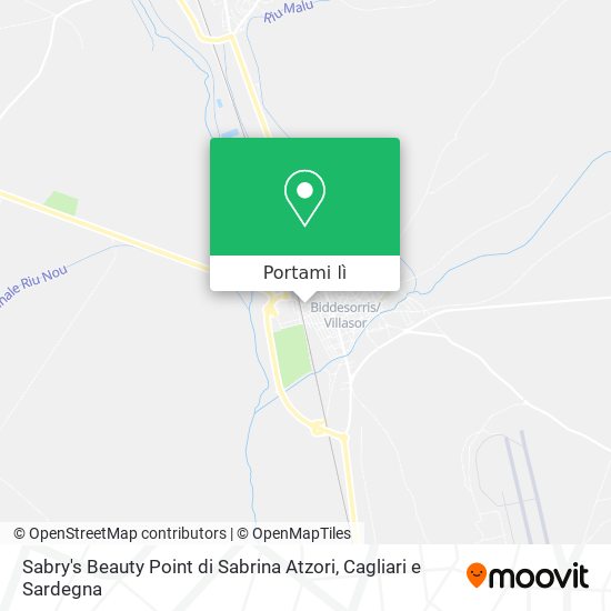 Mappa Sabry's Beauty Point di Sabrina Atzori