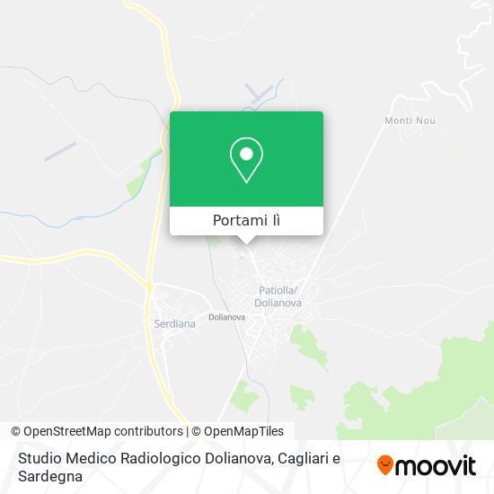 Mappa Studio Medico Radiologico Dolianova
