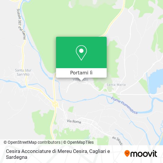 Mappa Cesira Acconciature di Mereu Cesira