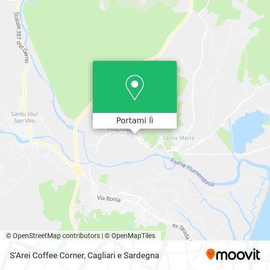 Mappa S'Arei Coffee Corner