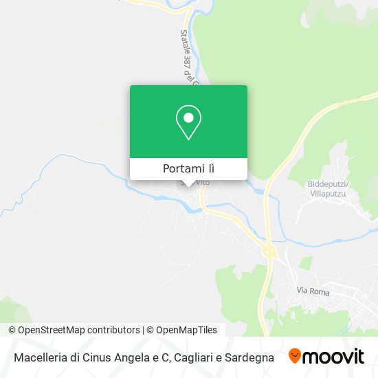 Mappa Macelleria di Cinus Angela e C