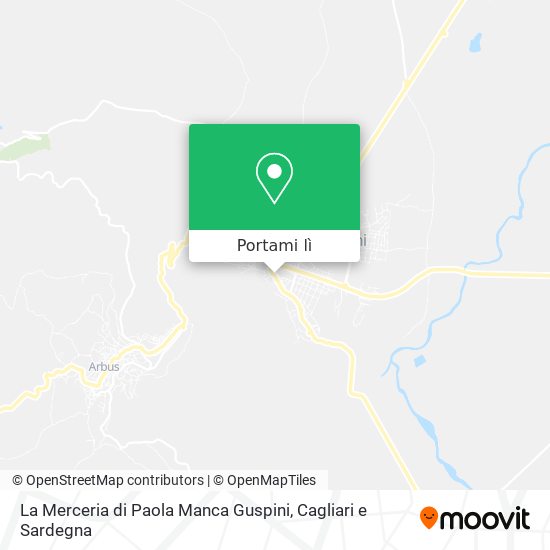 Mappa La Merceria di Paola Manca Guspini