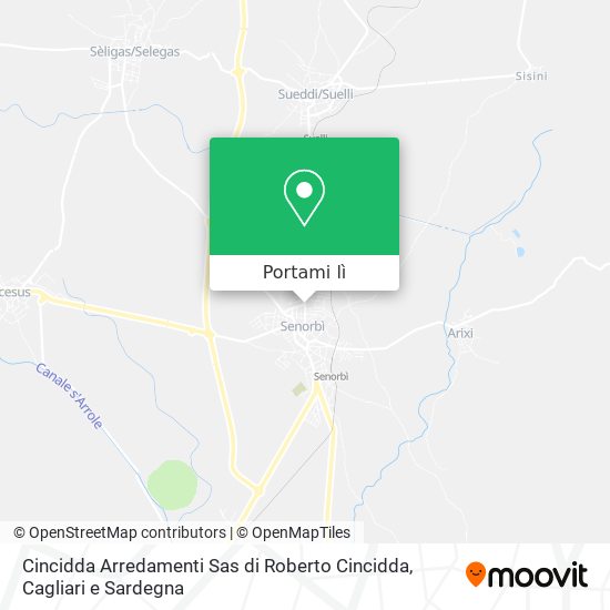 Mappa Cincidda Arredamenti Sas di Roberto Cincidda