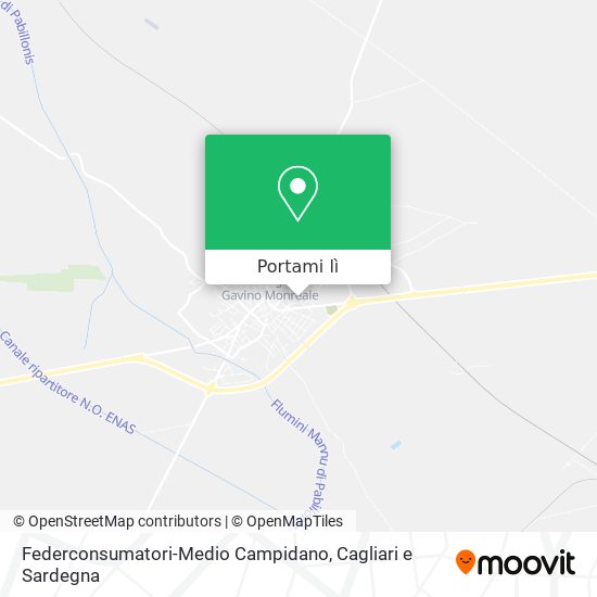 Mappa Federconsumatori-Medio Campidano