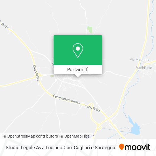 Mappa Studio Legale Avv. Luciano Cau