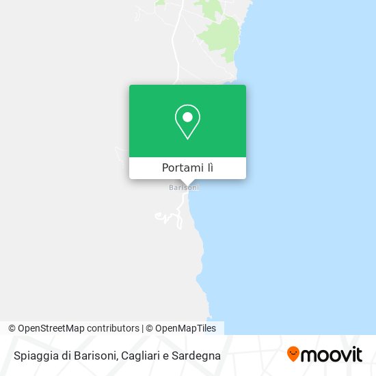 Mappa Spiaggia di Barisoni