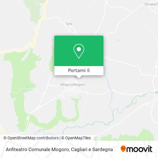 Mappa Anfiteatro Comunale Mogoro