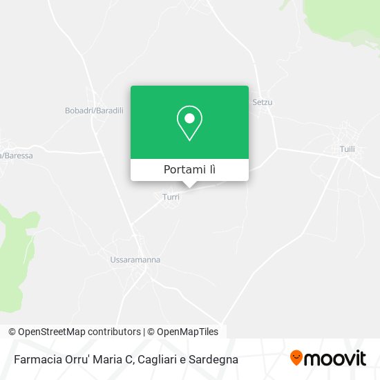 Mappa Farmacia Orru' Maria C