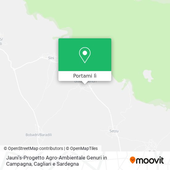 Mappa Jauni's-Progetto Agro-Ambientale Genuri in Campagna