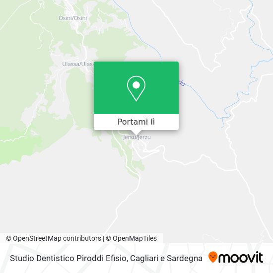 Mappa Studio Dentistico Piroddi Efisio