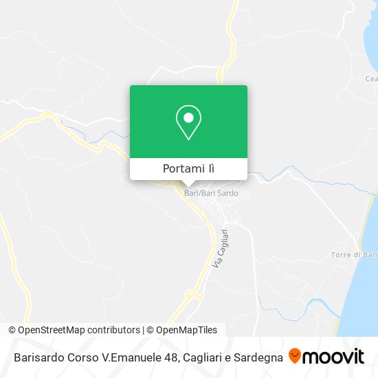 Mappa Barisardo Corso V.Emanuele 48
