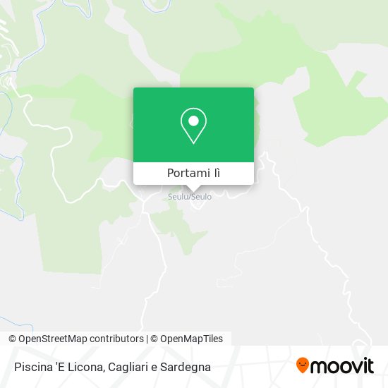 Mappa Piscina 'E Licona