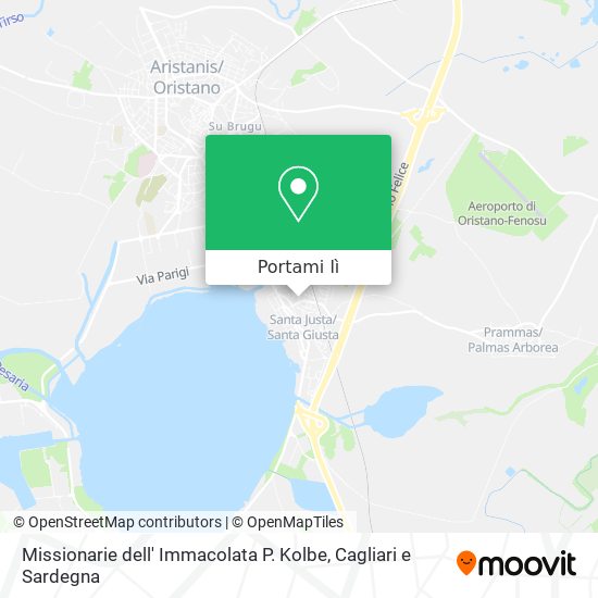 Mappa Missionarie dell' Immacolata P. Kolbe