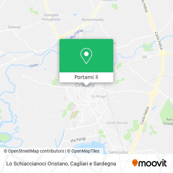 Mappa Lo Schiaccianoci Oristano